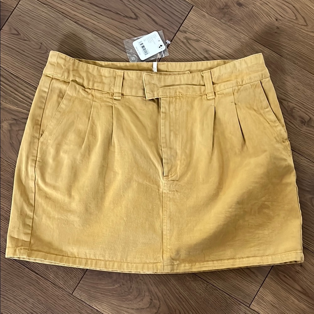 Free people Golden/yellow women’s Skirt